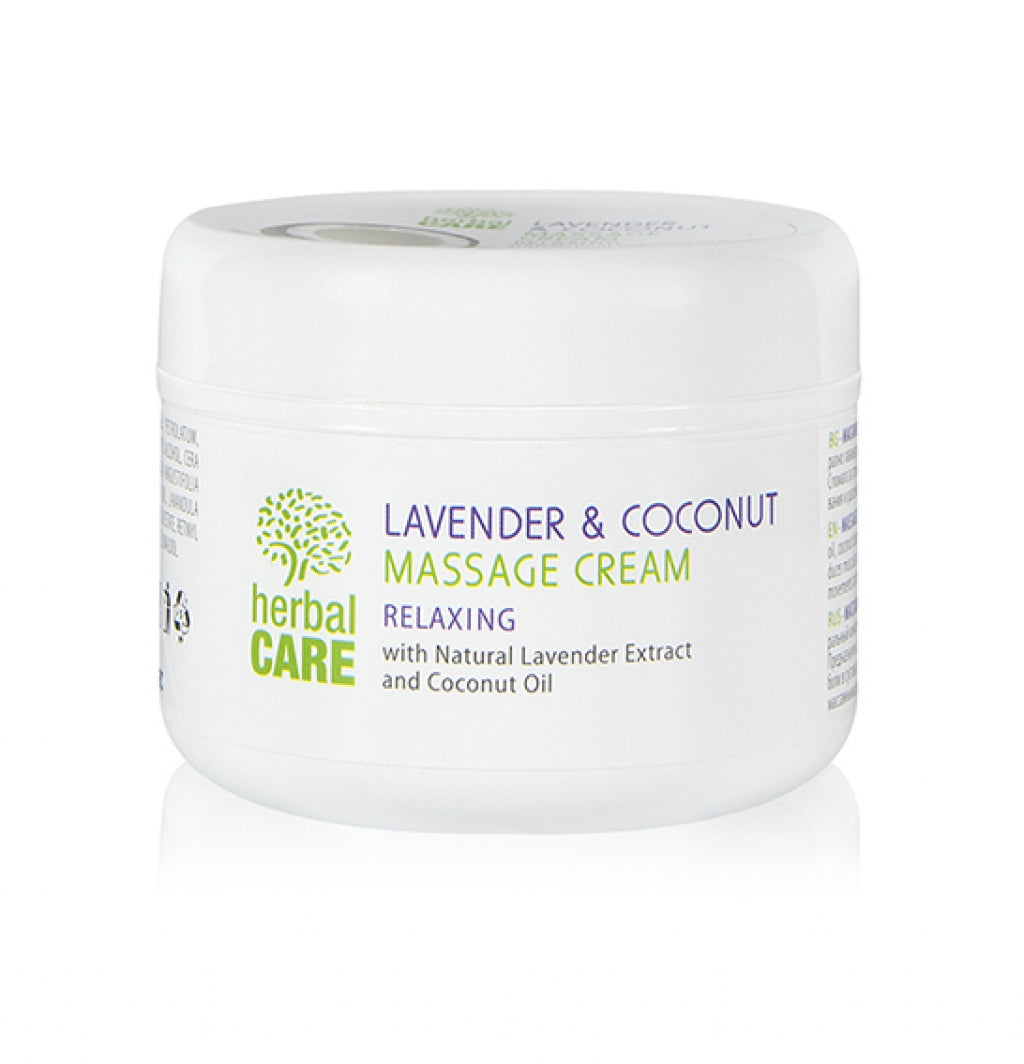 Herbal care lavender & coconut massage cream relaxing 240ml