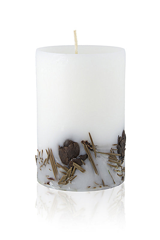 CANDLE AROMATHERAPY: Cedar d-70mm, h-80mm