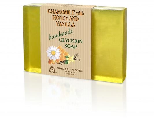 GLYCERIN SOAP CHAMOMILE WITH HONEY AND VANILLA 70 g