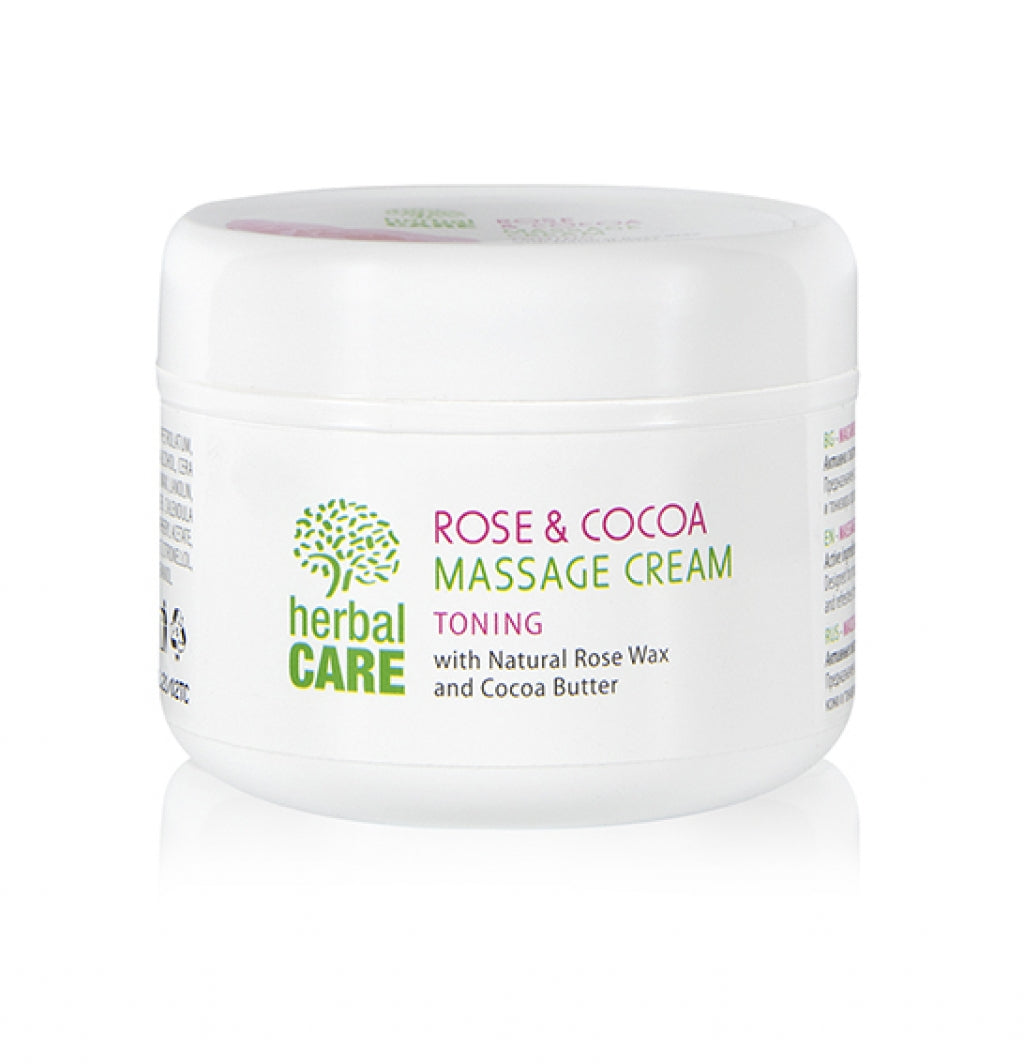 Herbal care rose & cocoa massage cream toning 240 ml
