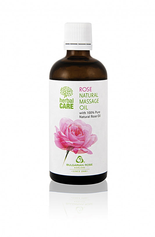 Herbal care natural massage oil rose 100 ml