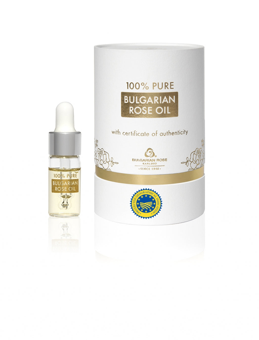 Bulgaars Rozenolie  PGI 2.56 g / 3 ml in een tube