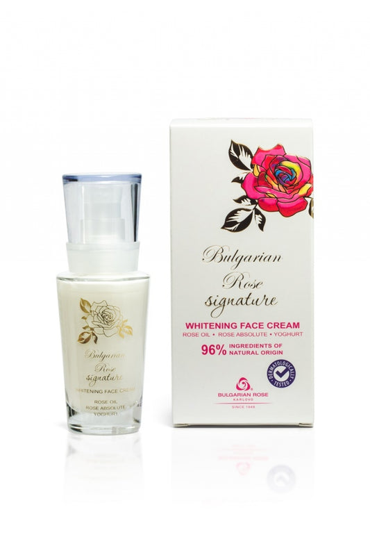 Bulgarian Rose Signature whitening face cream new 30 ml