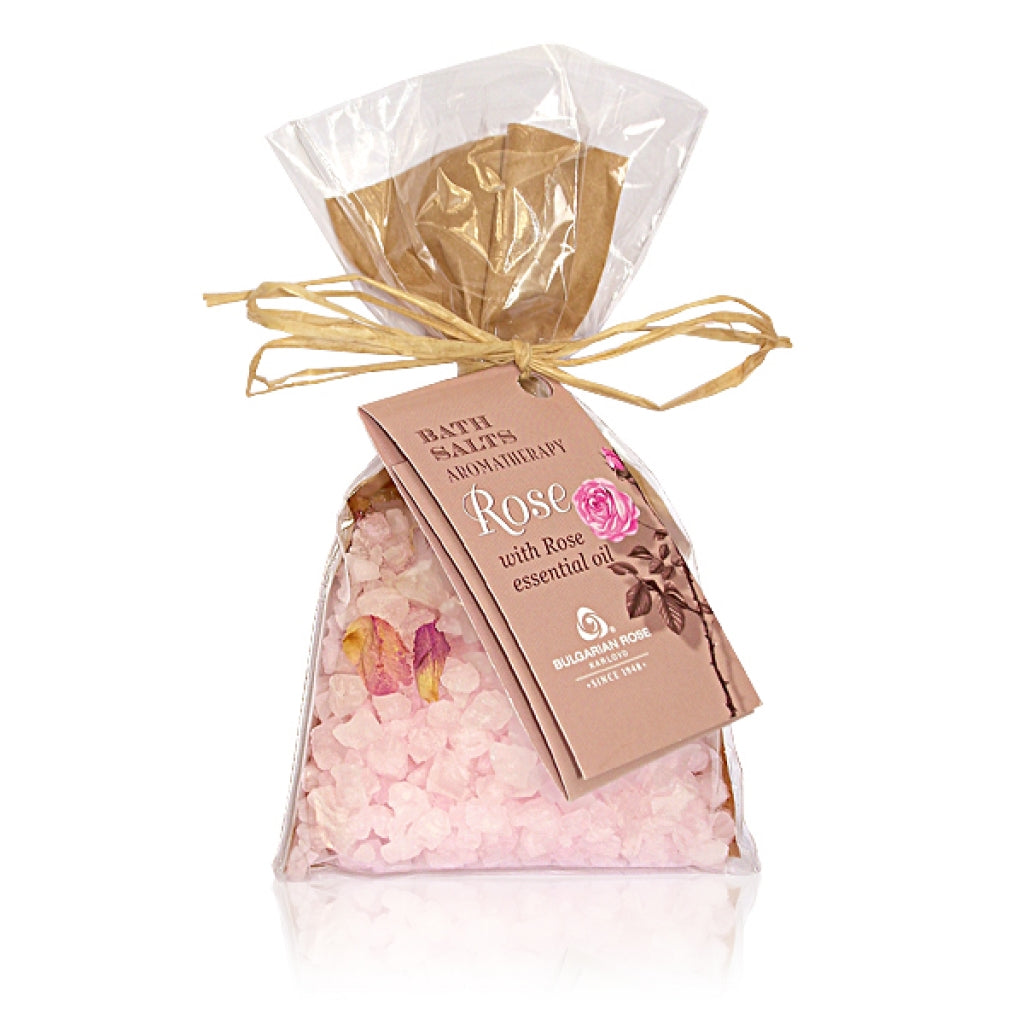 BATH SALTS - AROMATHERAPY: Rose 100 g