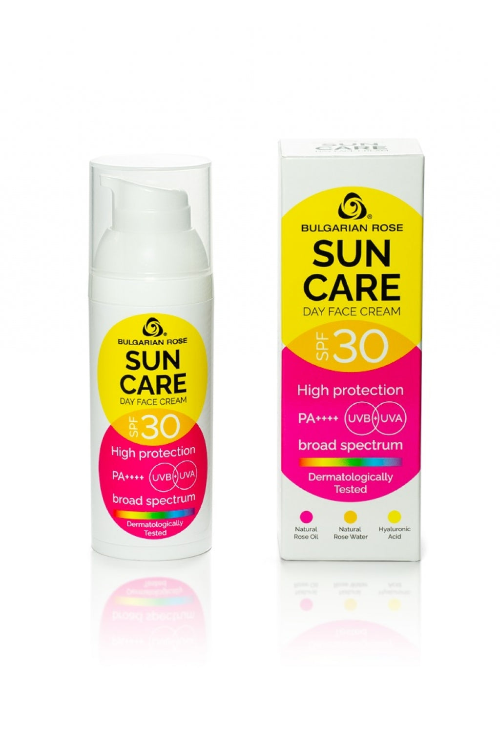 Bulgarian Rose Sun Care day face cream SPF 30 50 ml